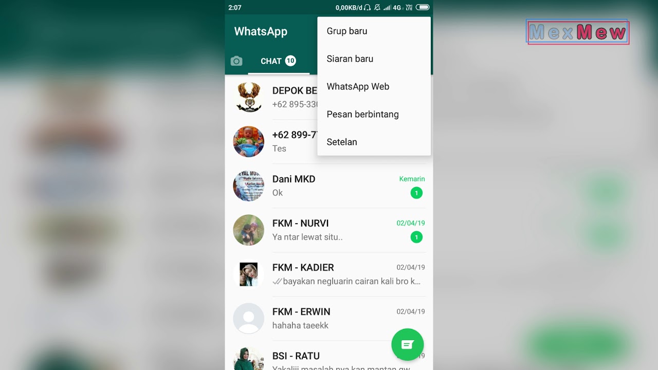 2 Cara Mudah Mengarsipkan Chat Di Whatsapp - Youtube