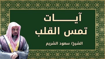 آيات تلامس القلوب بصوت خاشع يروي الروح | تلاوة مؤثرة للشيخ سعود الشريم