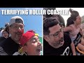 KIDS TRY TERRIFYING ROLLER COASTERS at SIX FLAGS MAGIC MOUNTAIN | Kids Conquer their fears 🎢