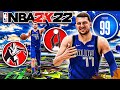 99 OVR LUKA DONCIC BUILD GREENS STEP-BACK GAME WINNERS in NBA 2K22