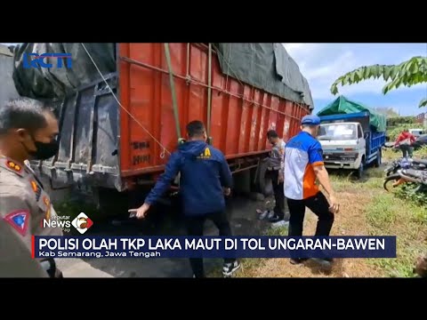 Sopir Mengantuk, Polisi Lakukan Olah TKP Laka Maut di Tol Ungaran-Bawen #SeputariNewsPagi 25/09