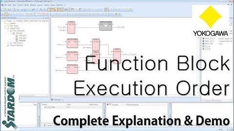 Yokogawa STARDOM - Determine Function Block Execution Order
