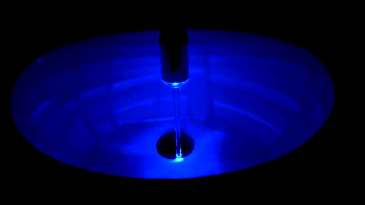 Cool Blue Water Light Up Faucet Youtube