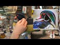 Airbrushing a fully flocked Wood Duck drake - Tutorial