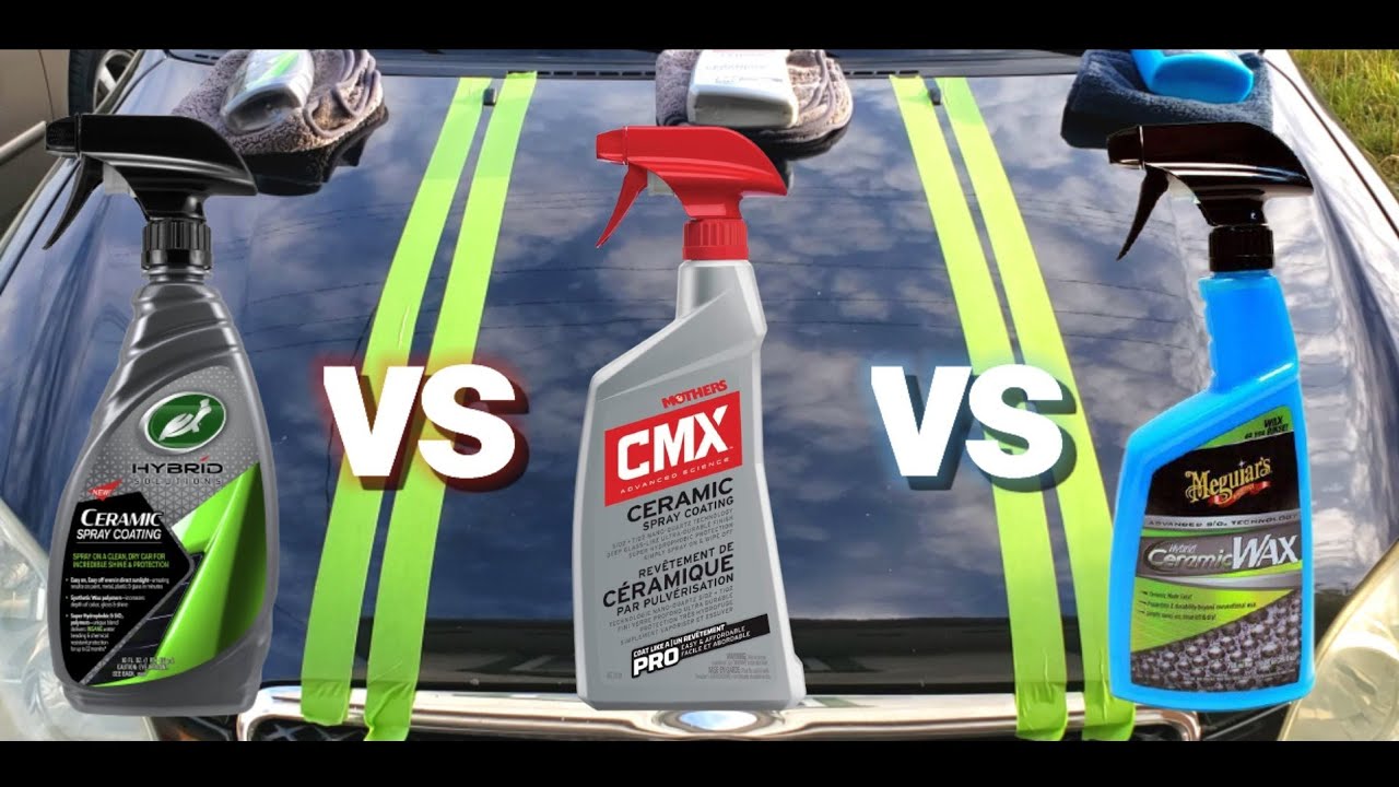 Turtle Wax Hybrid Solutions Ceramic Coating vs Mothers CMX Ceramic