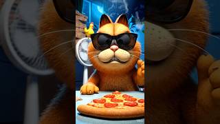 🍕 Detective Cat Solves the Midnight Pizza Mystery in New York 😹 #shorts