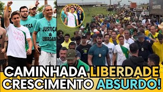 Download Lagu 🛑 URGENTE! CAMINHADA TOMA PROPORÇÃO GIGANTESCA E MAIS PATRIOTAS SE JUNTAM A NIKOLAS, GAYER E JORDY MP3