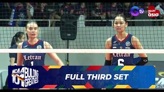 FULL THIRD SET (Finals) - Letran Lady Knights vs Benilde Lady Blazers | NCAA Season 101