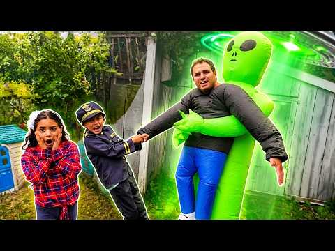 パパが宇宙人にさらわれた!? 👽 Heidi and Zidane の楽しいかくれんぼ大冒険