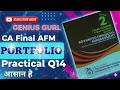 Question 14 Portfolio CA Final AFM by GENIUS GURL CA Study Material Solutions 