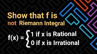 Riemann Integration lecture notes | Show that function is bounded but not Riemann Integrable