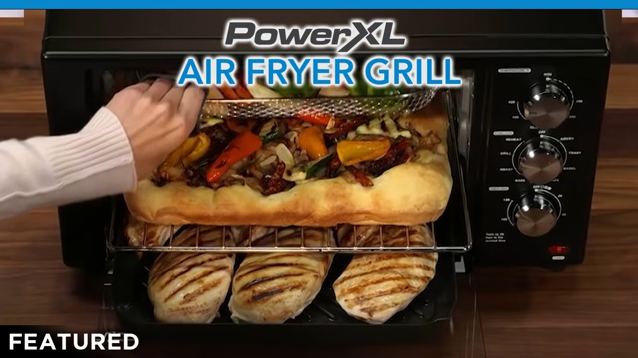 PowerXL Air Fryer Grill 8 in 1 Roast, Bake, Rotisserie, Electric