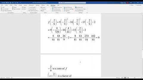 Video 19 Rational Zeros Theorem