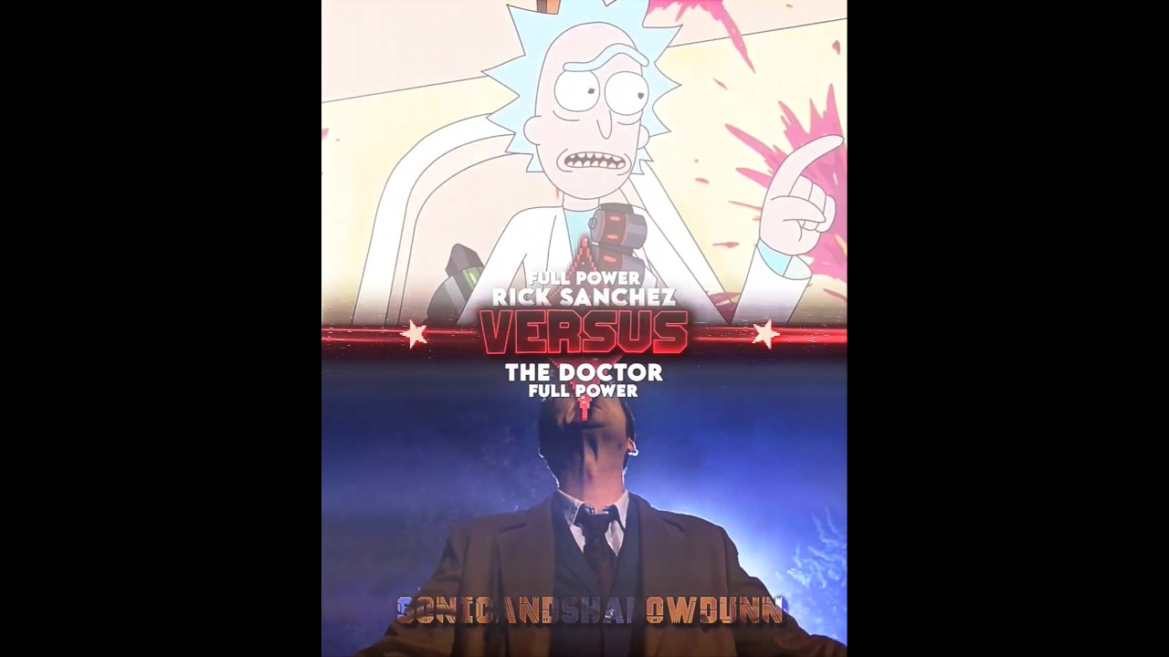 Rick Sanchez Vs The Doctor #meme #edit #vsbattle #rickandmorty #doctorwho