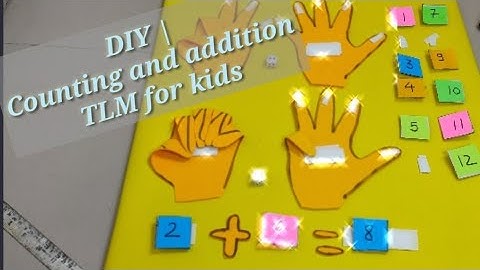 DIY | Counting and addition TLM for kids | Maths Project