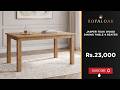 Royaloak Jasper Teak Wood Dining Table - 4 Seater