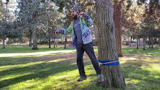 022 - Cross Body Pocket Dips - Slackline Conditioning Tutorials