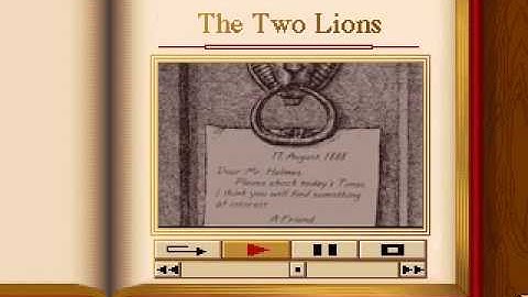SHERLOCK HOLMES: CONSULTING DETECTIVE II - The Case of the Two Lions Intro