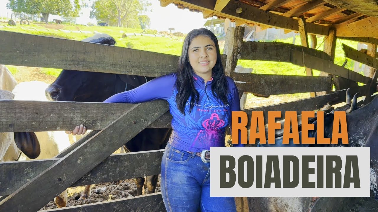 ELA NÃO TEM PREGUIÇA DE TRABALHAR, SÍTIO DA RAFAELA BOIADEIRA