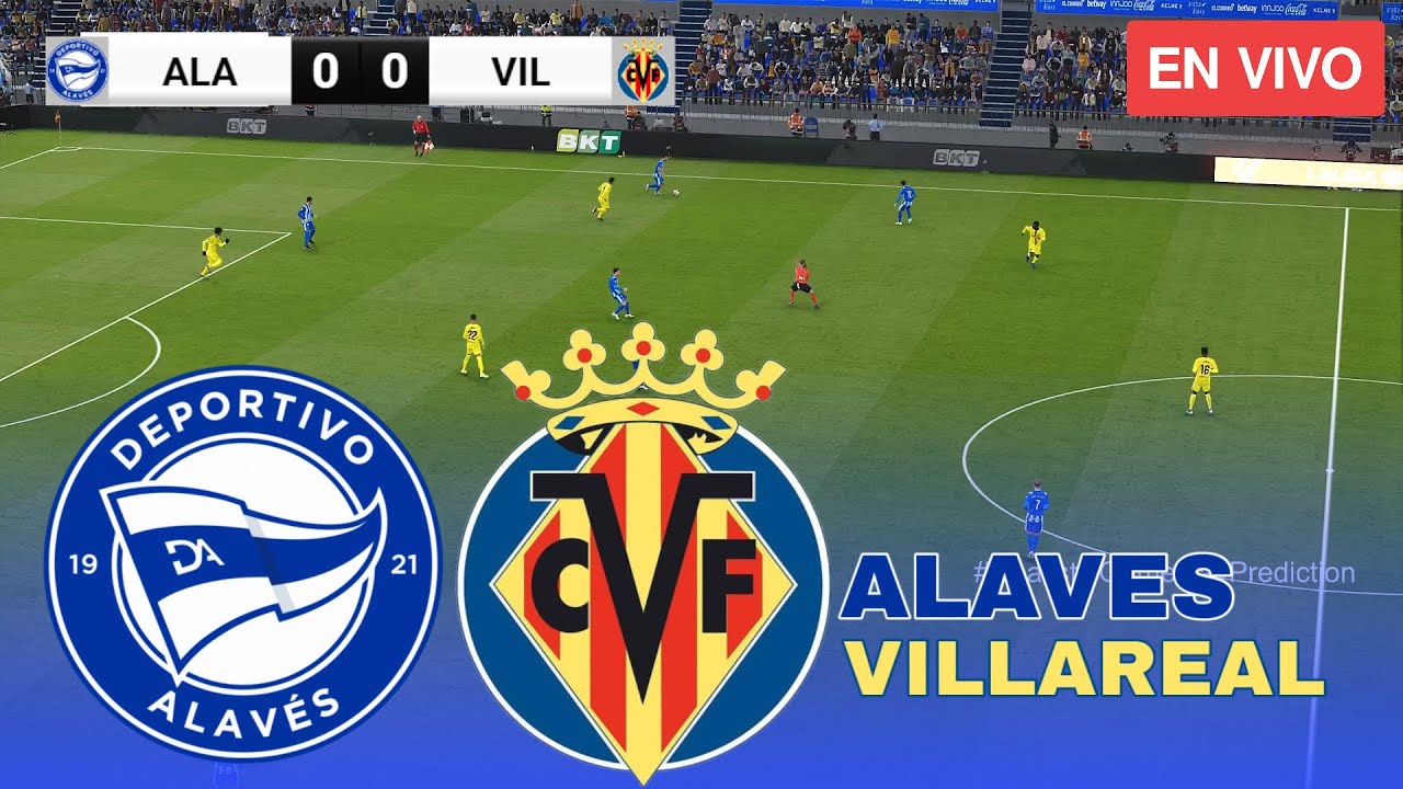 Alavés vs Villarreal La Liga 2026 Partido Simulación PES 21 - YouTube