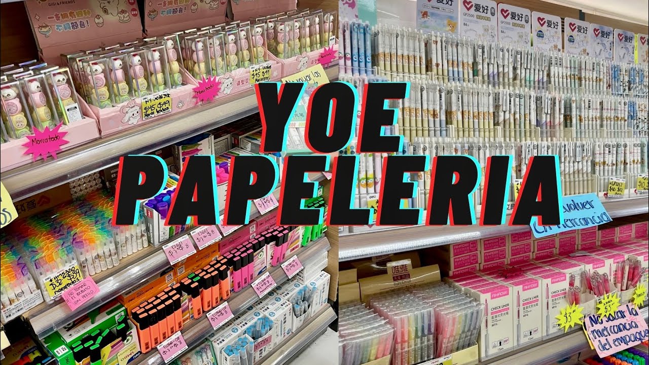 Bellísima súper papelería con muchísimo surtido a excelentes costos Yoe Mesones