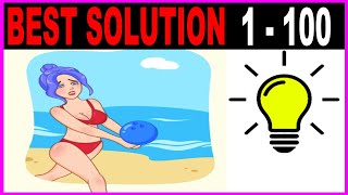 Naughty Puzzle Tricky Test level 1 to 100 Full Game Walkthrough Answers - All Levels Gameplay screenshot 2