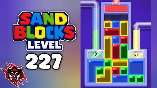 Sand Blocks Drop Puzzle Level 227 Game Walkthrough