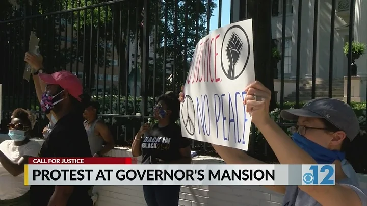 Protests at Governors Mansion