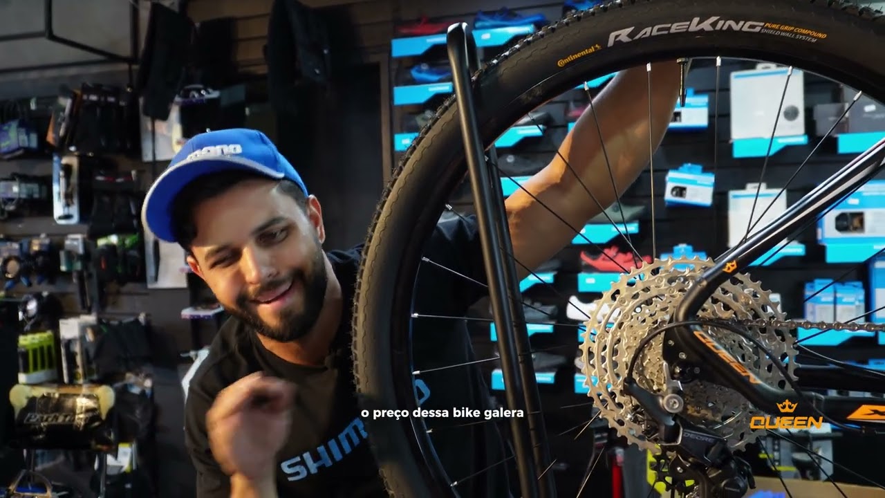 QUEEN XL, A ÚNICA BIKE DO BRASIL COM DEORE M6100 POR ESSE PREÇO!