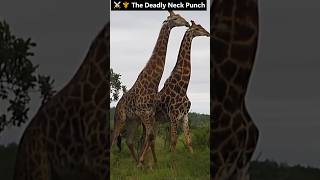 🦒⚔️ World's Weirdest Animal Fight !! #giraffe