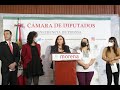 En vivo  conferencia de prensa de la dip mara clemente garca moreno morena