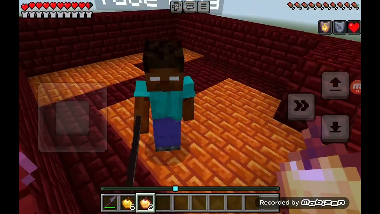 Yüce usta ile savaştım!-(Minecraft)👻