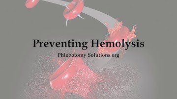 Preventing Hemolysis