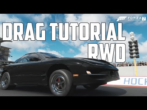 HOW TO BUILD A DRAG CAR IN FORZA MOTORSPORT 7! (Rear Wheel Drive)