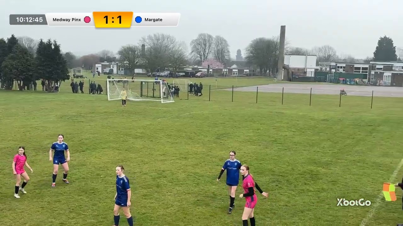 Margate u13 girls vs Medway pinx u13s 1st half