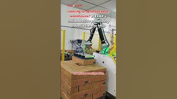 Looking to optimize your warehouse? PLEXAR’s collaborative palletizing robot is here to help