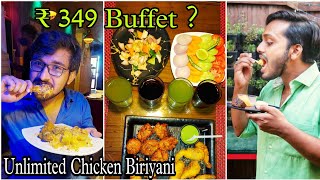 Unlimited Biryani Chinese | Just ₹349 Only |CHEAPEST Buffet in Kolkata ||@49salt lake|| Food_Vlog#40