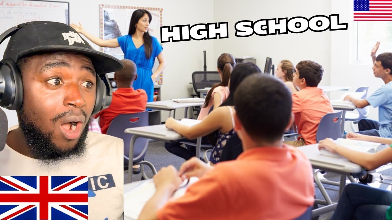 British Reaction to a Day in the Life at an AMERICAN High School – THIS IS SO DIFFERENT!