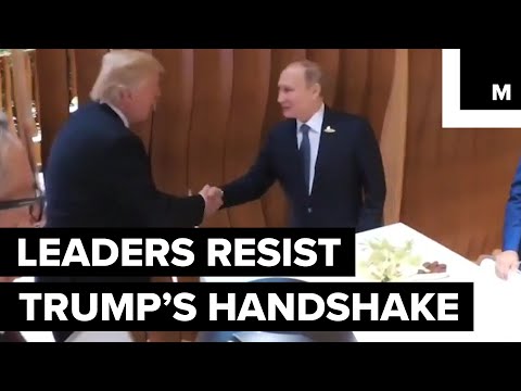 Trump handshake trolls