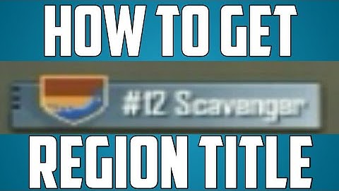 How to get regional title easily||100% working