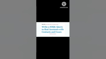 Scenario 5 #soql #sql #latest #interview #question #java #javascript #salesforce #question #code