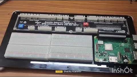 Raspberry Pi GPIO extension board with ADC