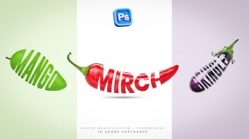 Photo Manipulation in Photoshop - TYPOGRAPHY | Photo Manipulation Typography | Quick and Easy