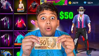 MEU IRMÃOZINHO COMPROU UMA CONTA MISTERIOSA POR APENAS R$50 REAIS NO FREE FIRE!
