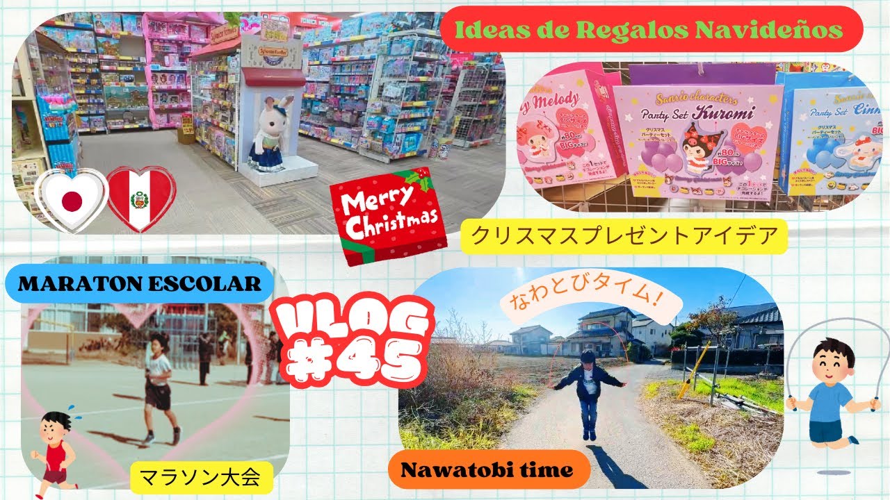 🇯🇵🇵🇪Japón con niños: Maratón Escolar🏃‍♂️ + MegaDonki Navideño🎄🎁 + Visa + Nawatobi time | Vlog#45