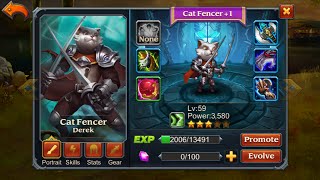 Heroes Charge - Cat Fencer - Profile Skills Gameplay New Hero screenshot 4