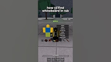 how to find unreleased SECRET CHARACTER (whitebeard) #thestrongestbattlegrounds #tsb #roblox