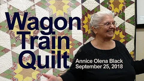 Wagon Train Quilt, 1864-1865 | Annice Olena Black