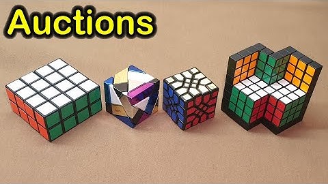 *4 Auctions* Locked Blocks, 6 col Ghost Cube, Mosaic Cube, Siamesillusion