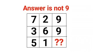 99% failed this IQ test! Can you do it Answer is not 9. #mathproblems #math #math #mathspuzzles